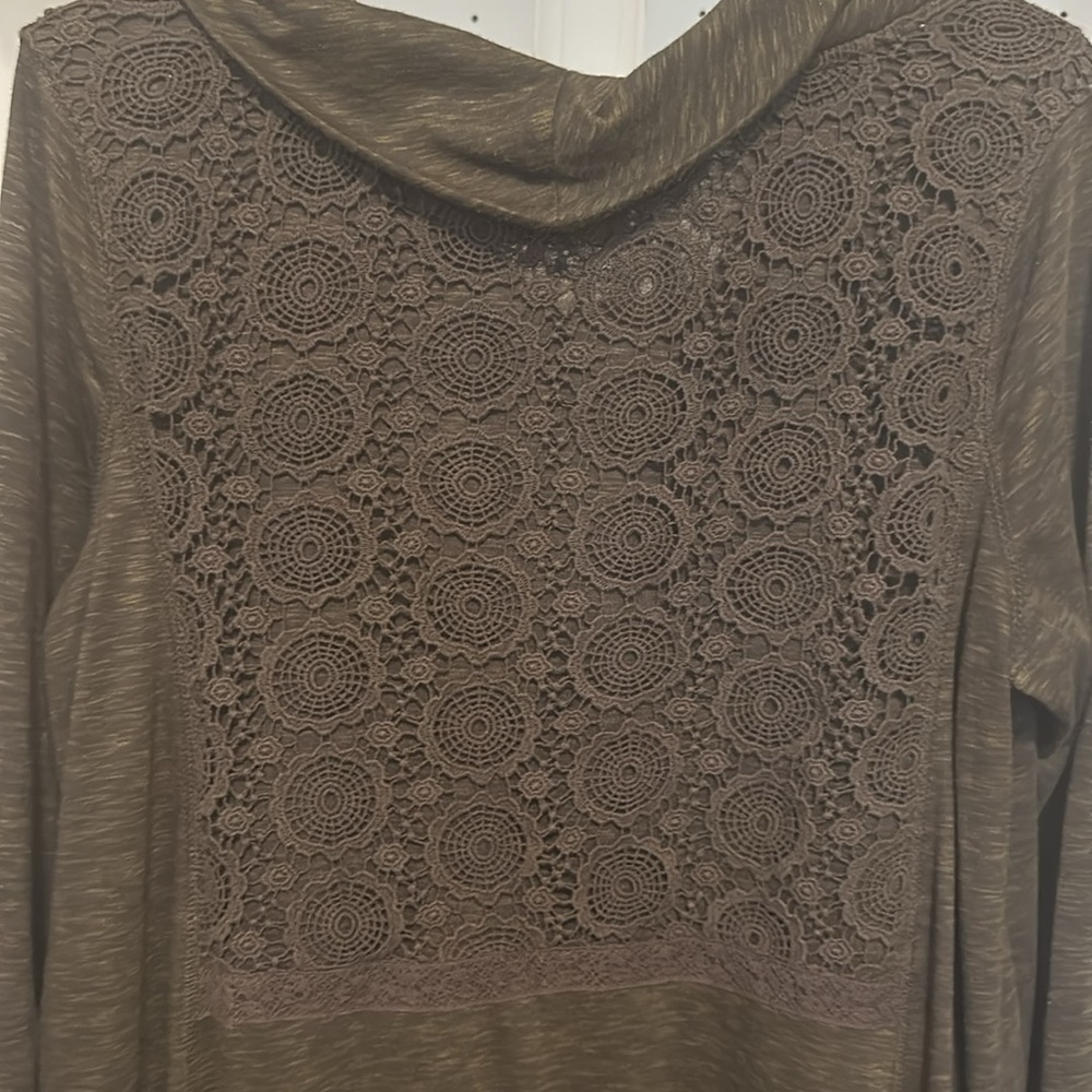 Saturday/Sunday Lagenlook Cowl Neck Dress - Picture 6 of 8